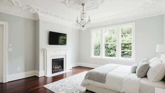 现代风格卧室室内场景