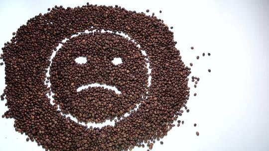 情绪化咖啡豆视频素材模板下载