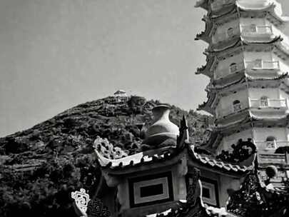 50年代香港 航拍 大景 外景 渔民