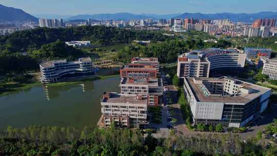 航拍福州大学旗山校区