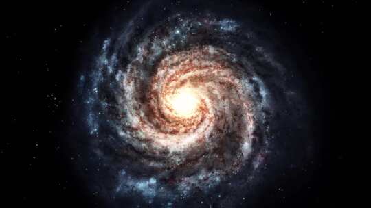 银河系宇宙星系太空科幻动画