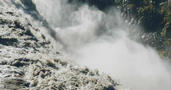 Dettifoss，瀑布，冰岛，喷雾