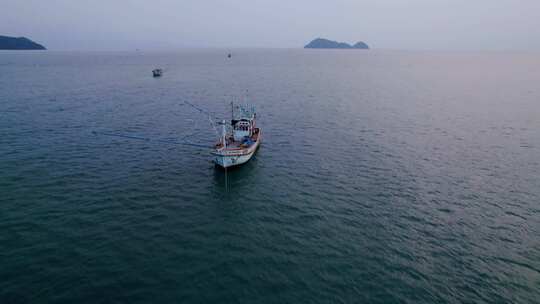 Boat， Ocean，涛岛，泰国