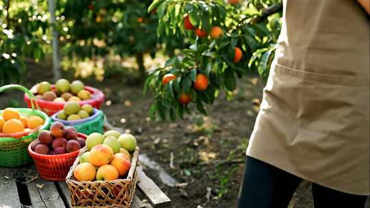 秋分女孩直播电商助农视频