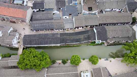 上海郊区空中老街建筑