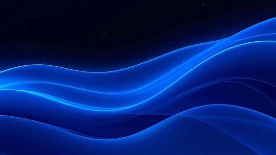 蓝色动感波浪背景素材