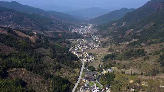 福建漳州南靖土楼古村落古镇田螺坑土楼群