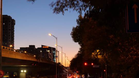 【4K原创】城市夜景、夜景车流、城市街道