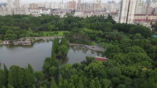 上海杨浦公园4K航拍