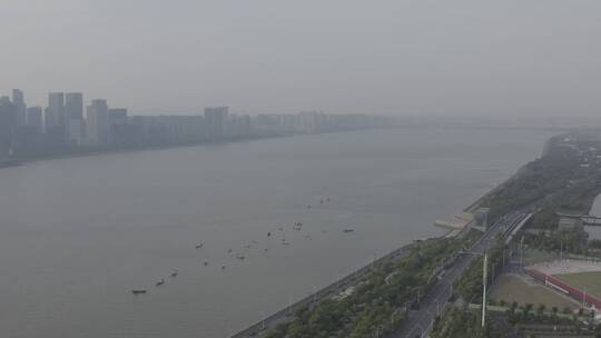 钱塘江两岸视频素材模板下载
