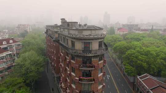 上海 武康大楼 清晨航拍