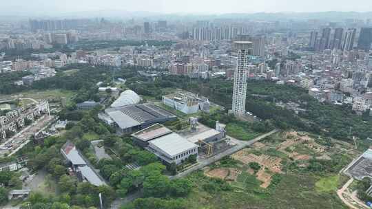 东莞松山湖区万科住宅产业化研究基地航拍