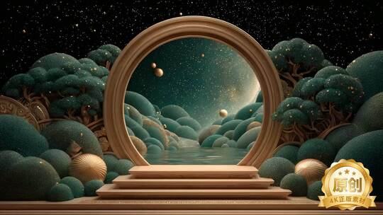 绚丽舞台灯光秀场，创意背景无限可能