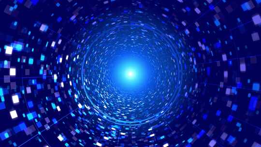 科技粒子像素空间信息隧道