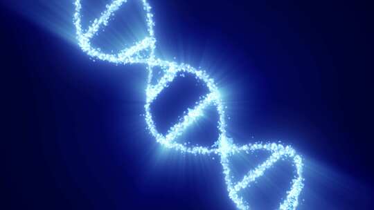 DNA螺旋染色体基因链视频素材模板下载