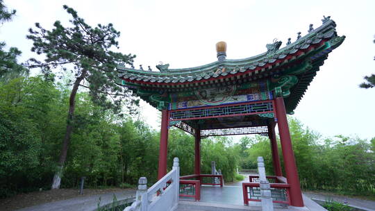 武汉硚口区园博园北京园风景