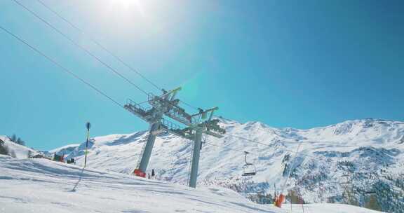 冬季，雪，斜坡，滑雪场