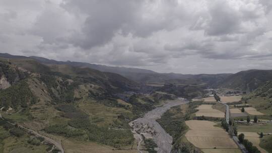 合集甘孜藏族自治州墨石公园航拍视频素材模板下载