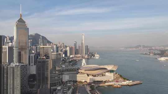 香港维多利亚港全景