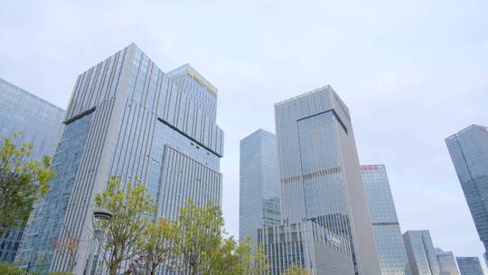 广西南宁五象新区城市街道街景