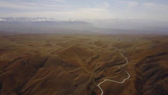 甘肃张掖平山湖大峡谷自然风光航拍