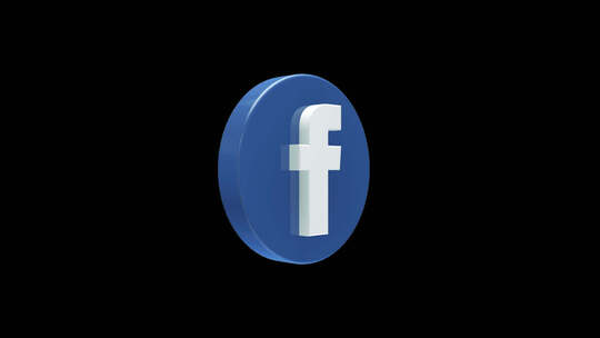 Facebook点赞和关注3D图标