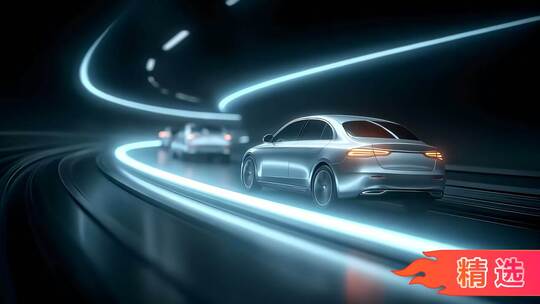 穿梭隧道时空隧道科技感未来感无限延伸