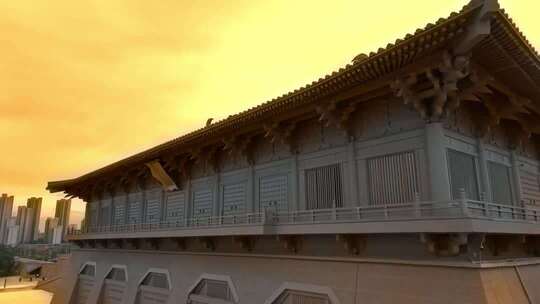 夕阳下的大明宫