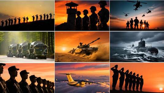 八一建军节军人解放军边防哨所武警战士高清在线视频素材下载