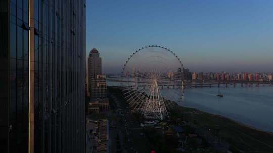 南昌之星 摩天轮空镜