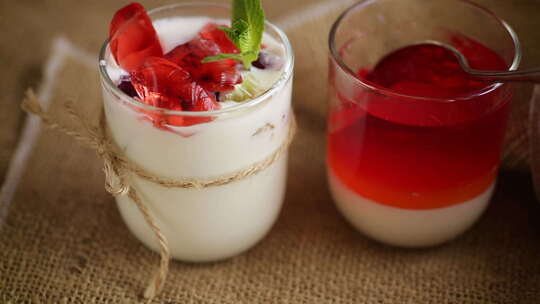 自制水果酸奶