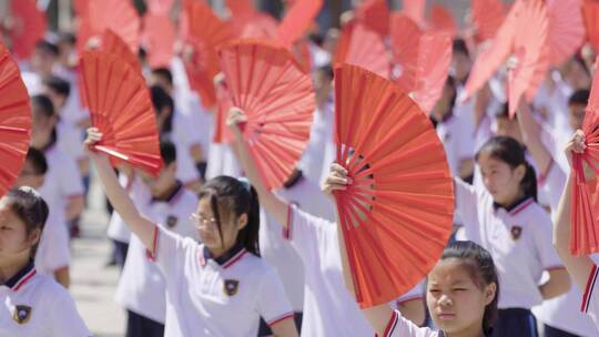 学校小学生中学课堂体育操场课间操运动校园