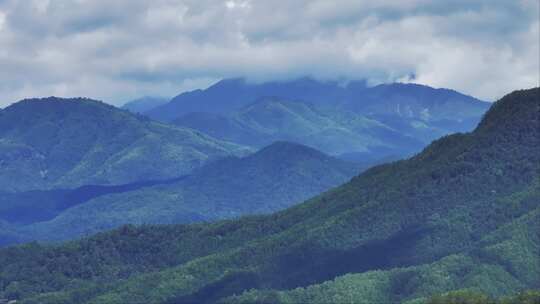 航拍中国福建武夷山美丽风景