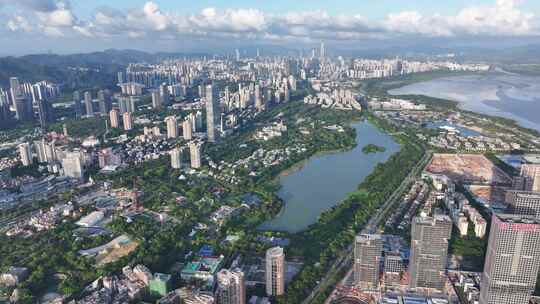 广东深圳华侨城国家湿地公园视频素材模板下载
