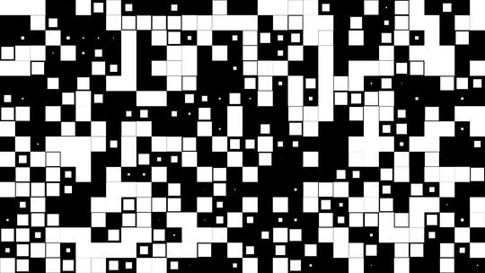 4k方形黑白格子遮罩转场过渡素材 (10)视频素材模板下载