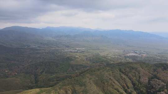 航拍山川视频素材模板下载