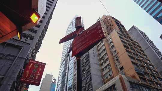 【正版素材】香港城市街道