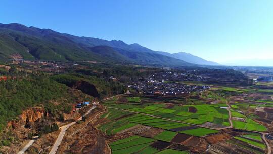 丽江古城田园风光