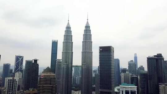 马来西亚吉隆坡的马来西亚石油双子塔