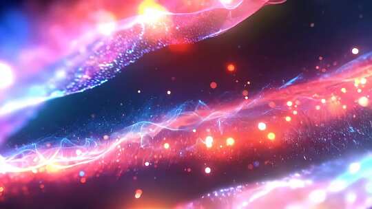 炫酷粒子光线背景素材合集4K
