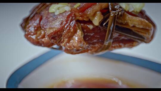 高清实拍美食东坡肉小吃视频素材模板下载