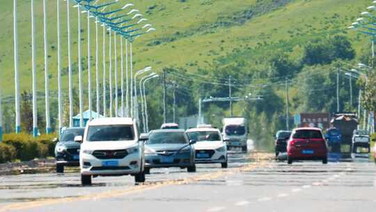 夏天高温炎热天气视频素材模板下载