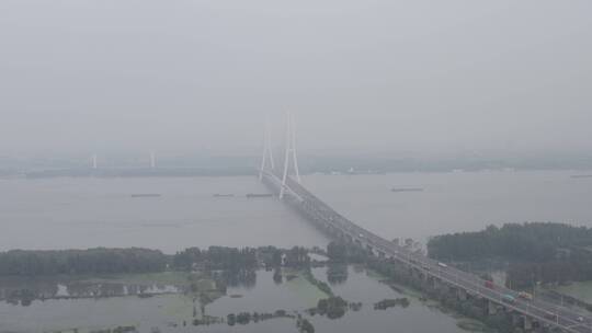 南京浦口科创广场航拍大楼风景