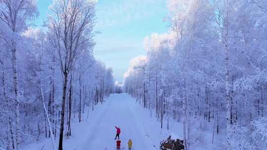 大兴安岭冰雪世界雪森林雾凇-8