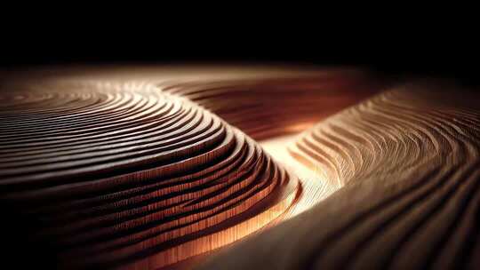 木质纹理地貌层叠光影变幻