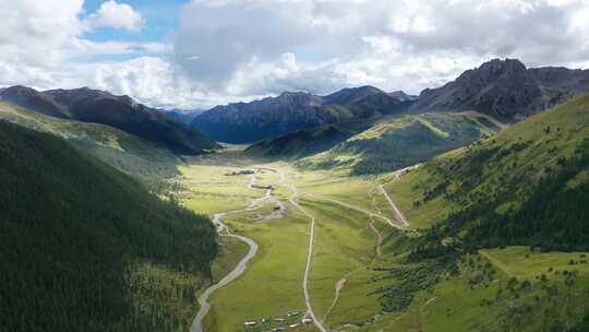 格聂南线 格木村（巴塘）风景