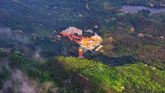 深圳梧桐山弘法寺视频素材模板下载