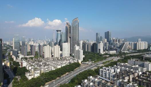 深圳城市风景航拍