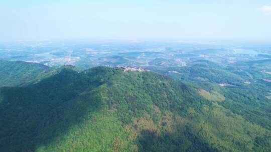 金坛茅山风景区航拍