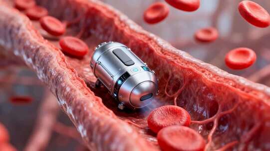 血管内纳米机器人医疗场景